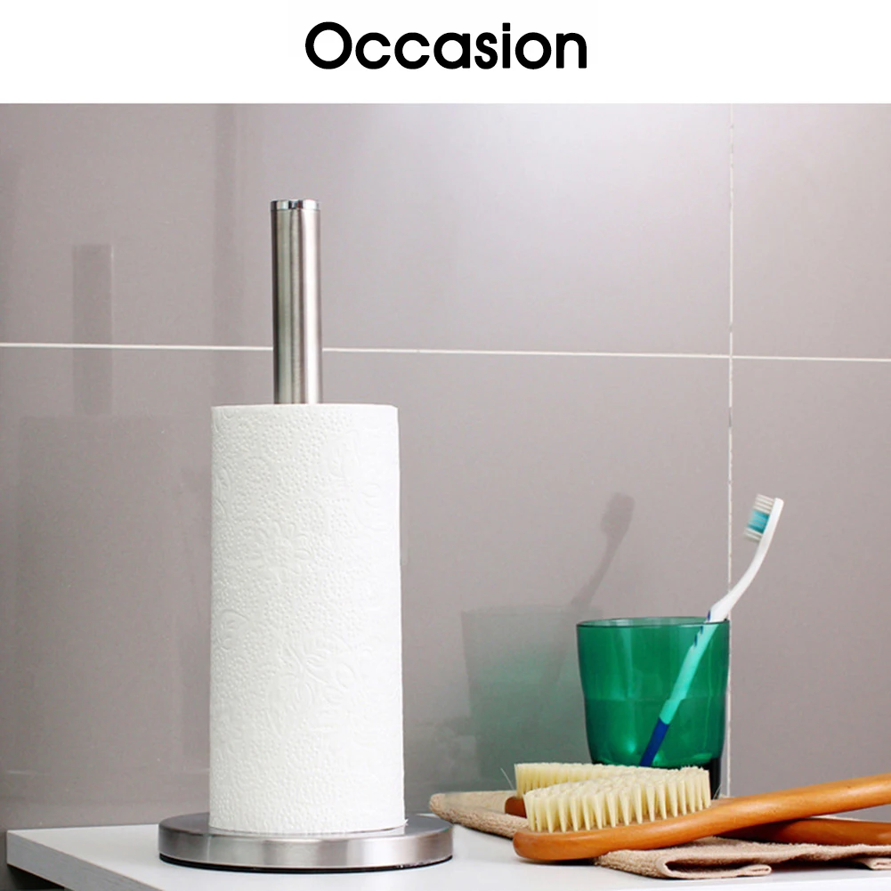 

2021 Kitchen Roll Paper Accessory Wall Mount Toilet Paper Holder Stainless Steel Bathroom tissue towel accessories rack holders