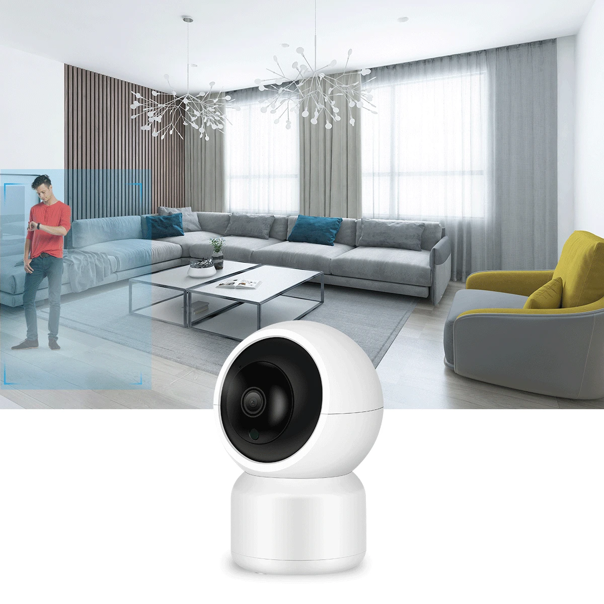 Беспроводной IP Камера HD 1080P Wi Fi домашней безопасности Камеры Скрытого