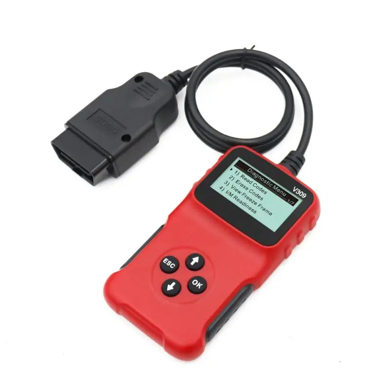 

Car Repair Tool OBD Diagnostic Tools Code Reader OBD2 Scanner Car Check Engine Fault lcd Diagnostic Tool