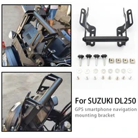 motorcycle support windshield lift adjustment gps navigation stand mobile phone bracket for suzuki v strom dl250 v strom dl 250