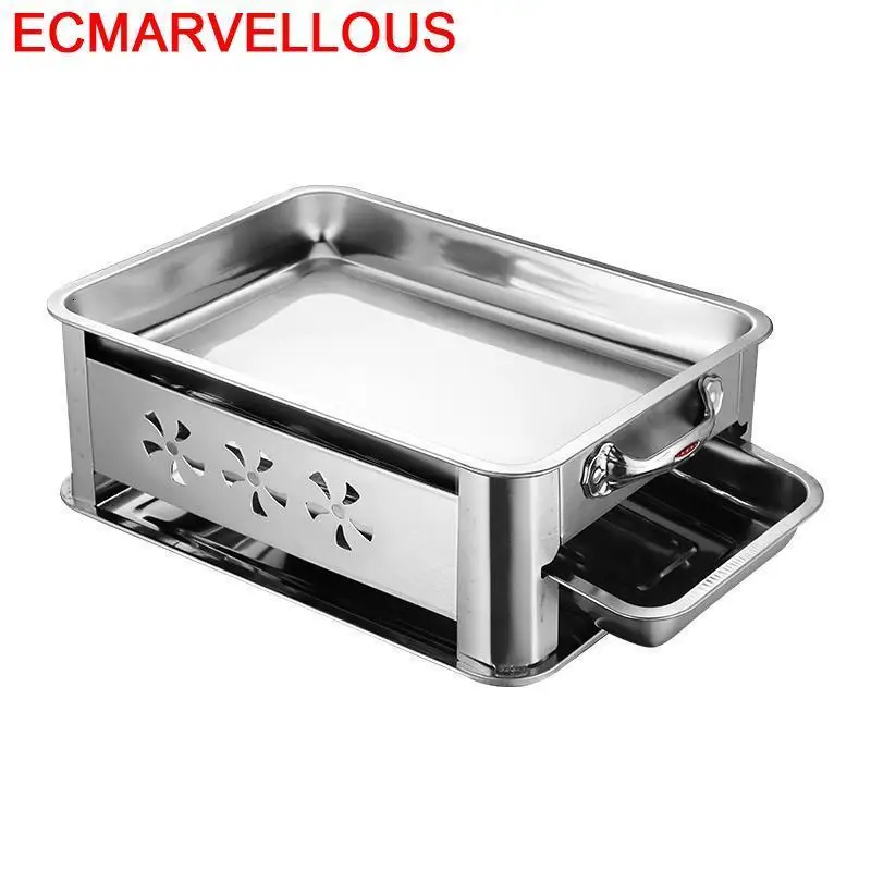 Уличные кухонные приборы Parrilla для кемпинга угольный барбекю кебаб коммерческая