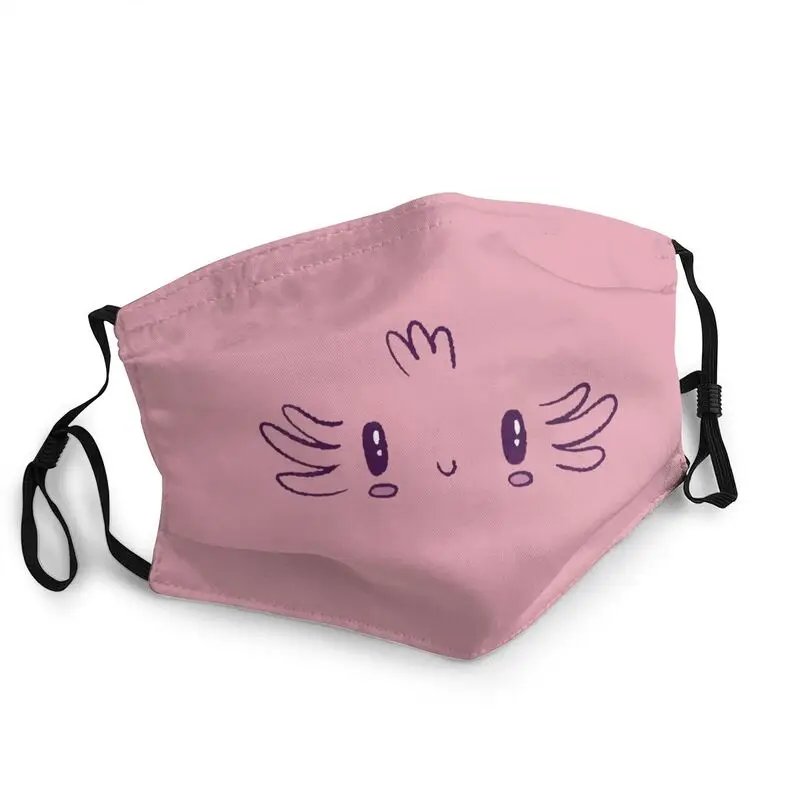 

Маска Axolotl для Хэллоуина, для взрослых и мужчин, защита от пыли, розовая, Очаровательная маска для рыб, не одноразовая маска для рта