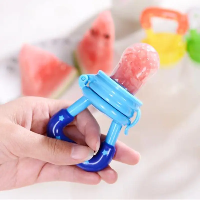 8 styles big medium small Fresh Food Nibbler Baby Pacifiers Feeder Supplies Fruit Nipples Feeding Safe Baby Nipple Teat Pacifier