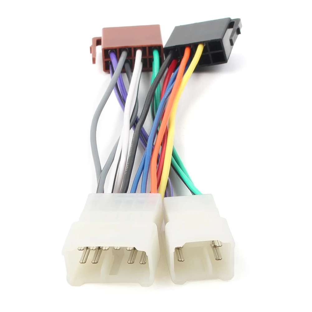 Автомобильная стереосистема 2 шт. Комплект двойной Din для приборной панели и жгут