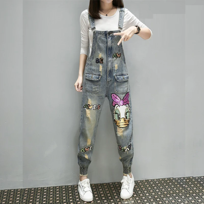 Джинсовый комбинезон для женщин Новинка весна осень 2020 женские комбинезоны с