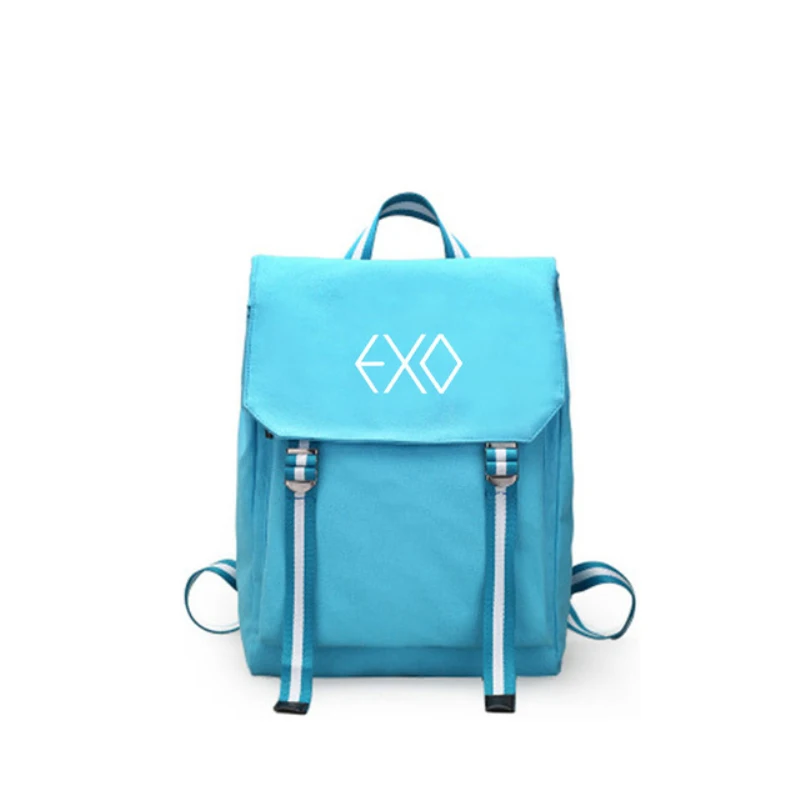 Холщовый Рюкзак Mainlead Kpop EXO для женщин и мальчиков дорожный школьный ранец