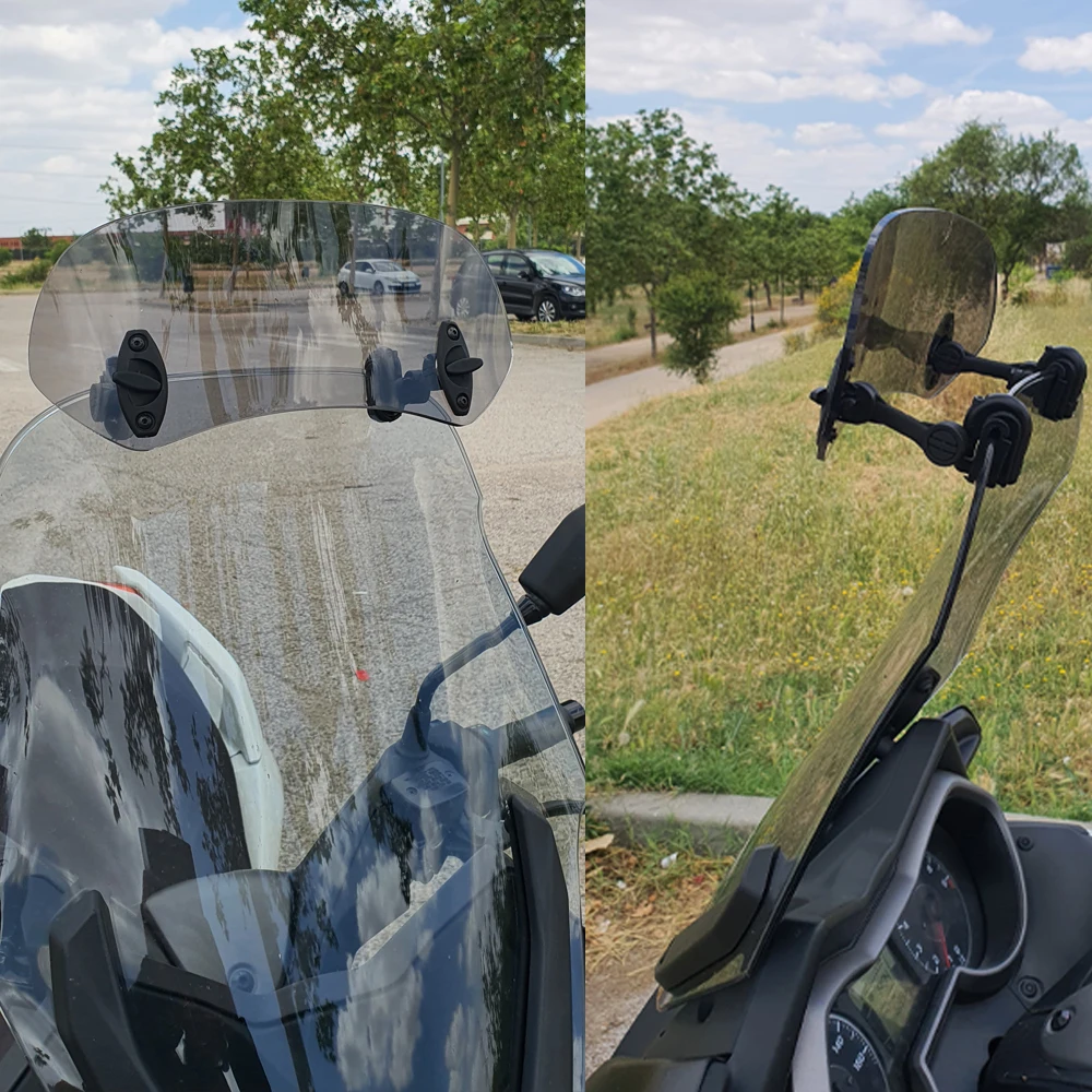 Универсальный Регулируемый дефлектор лобового стекла мотоцикла для BMW KAWASAKI YAMAHA