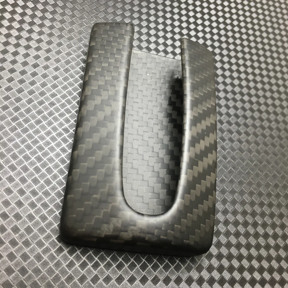 Оригинальный чехол для автомобильного ключа из 100% матового углеродного волокна