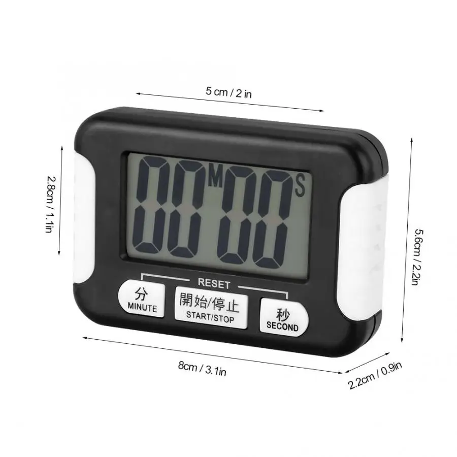 Интеллектуальный кухонный таймер отображения готовки Будильник Напоминание