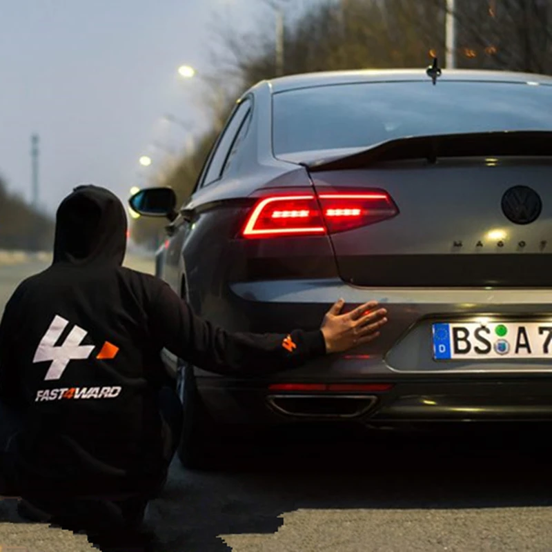 Используется для Volkswagen Passat B7/B8 спойлер 2011 2020 год VW Настоящее глянцевое углеродное