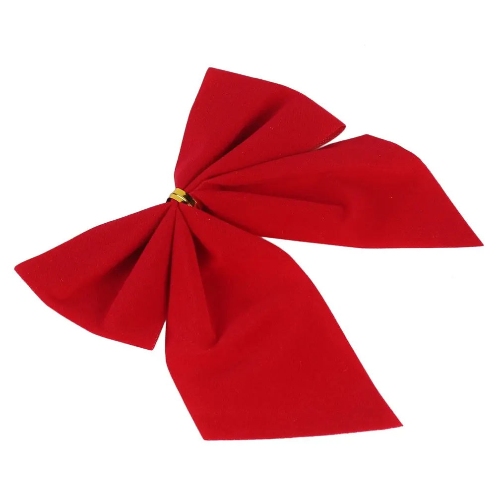 Christmas decorations bows tree pendants closet doors and windows cross-border | Дом и сад