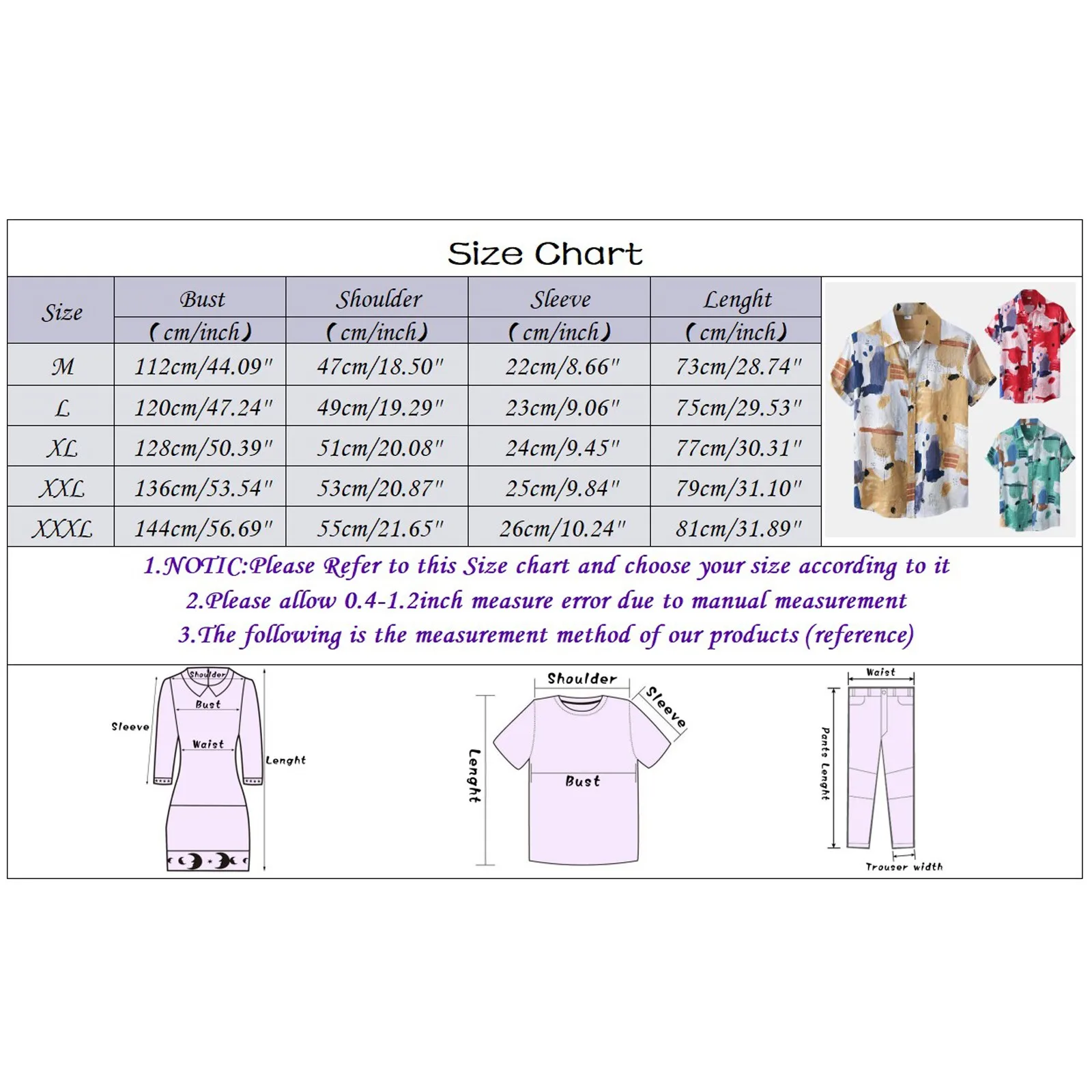 

2021 Men's Shirts Men Hawaiian Camicias Casual One Button Wild Shirts Printed Short-sleeve Blouses Tops camisa masculina New