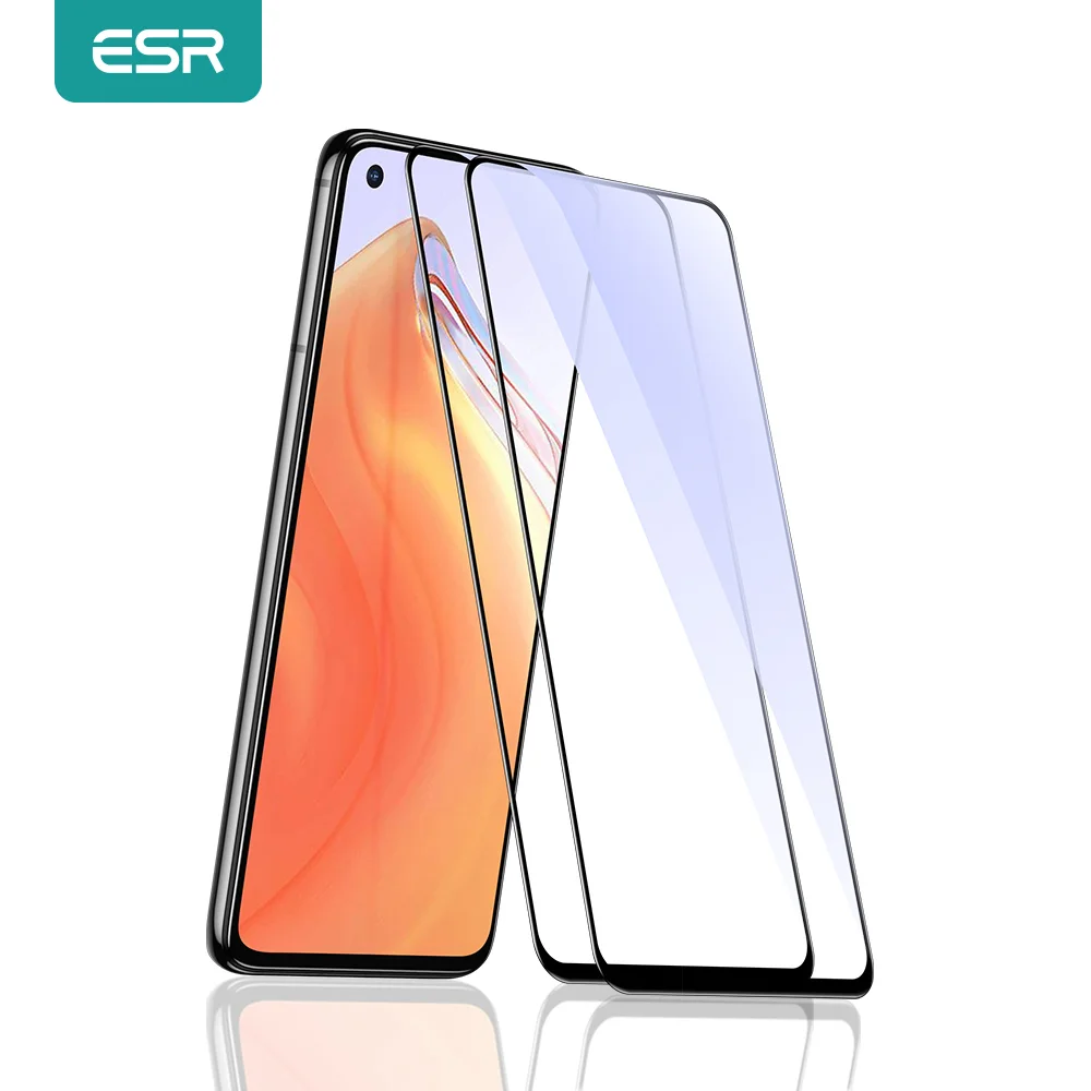 Закаленное стекло ESR для Redmi K30S K30/K20/10X Pro с защитой от сисветильник полное покрытие