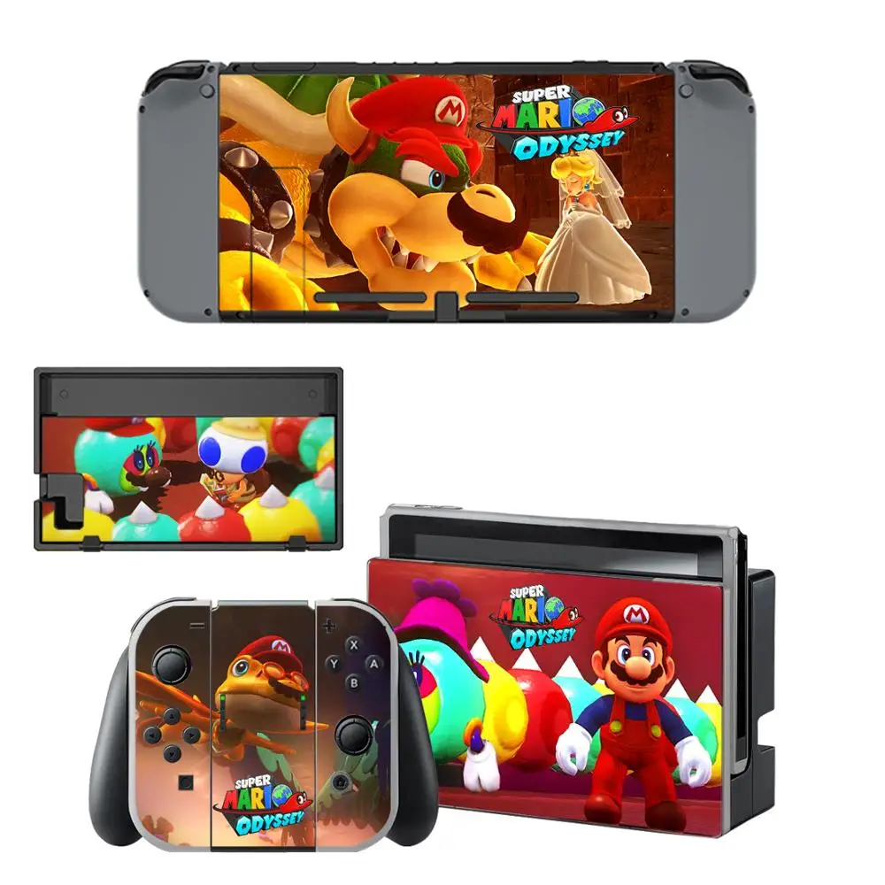 Наклейки Odyssey s для консоли Nintend Switch NS и контроллера|Наклейки| |
