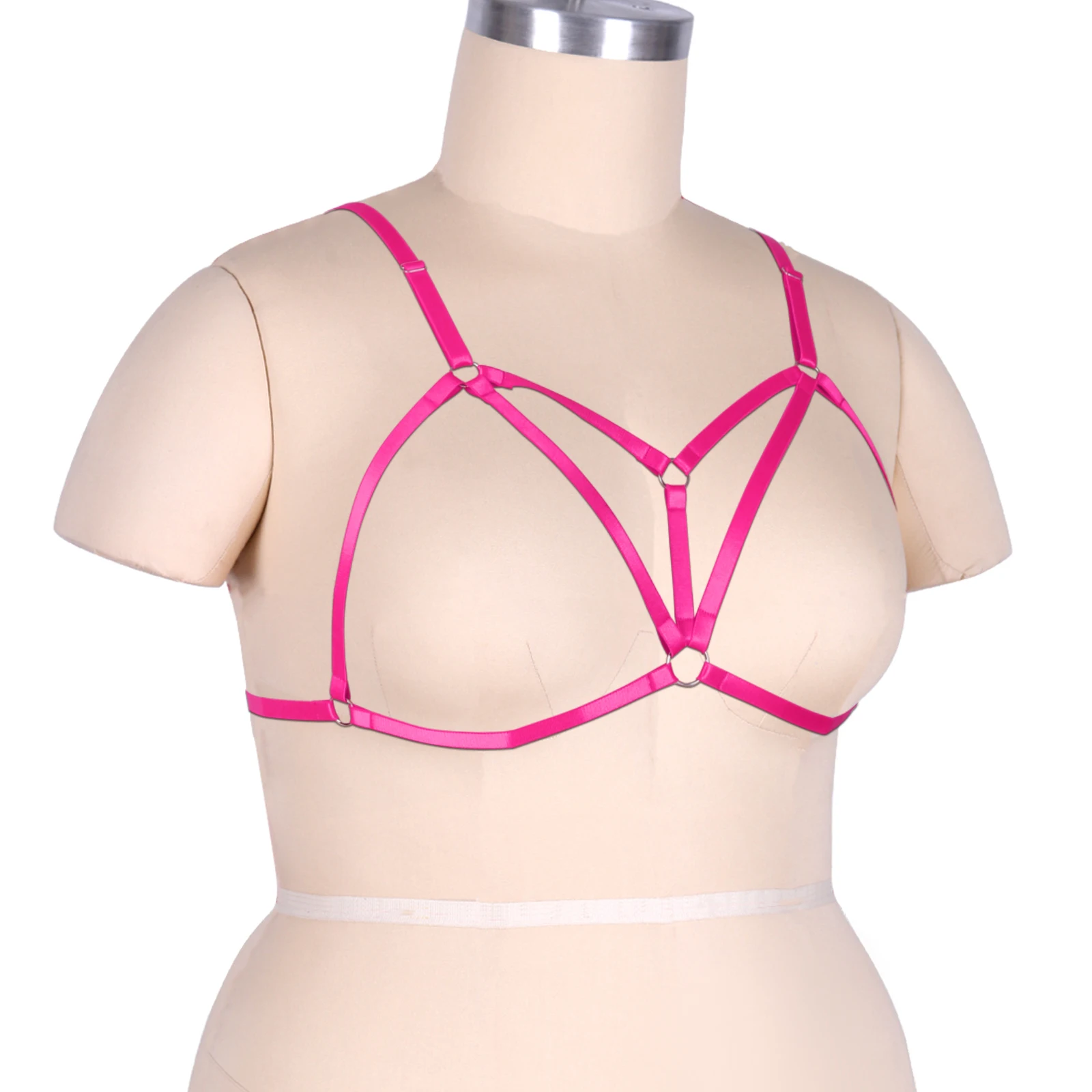 Женский ремень-портупея в стиле панк |