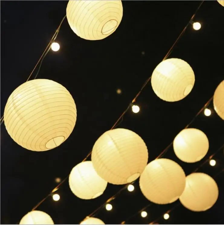 30 шт 6 &quot15 см Горячие китайские круглые фестивальные фонарики лампа для