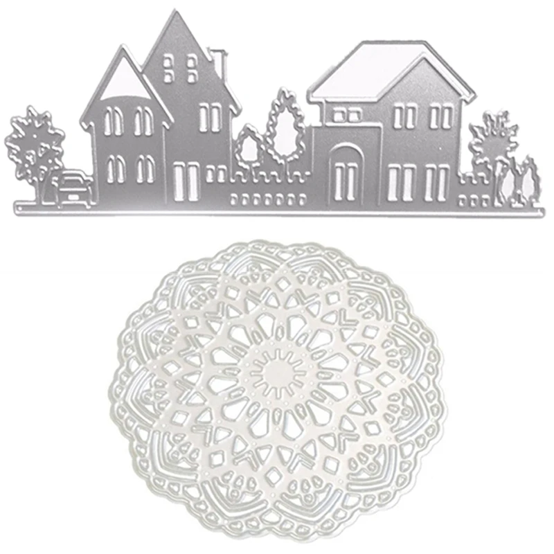 

House Style Embossing Cutting Dies Stencil Stamps & Scrapbooking Embossing Machine Die Cutting Dies Stencils (E)