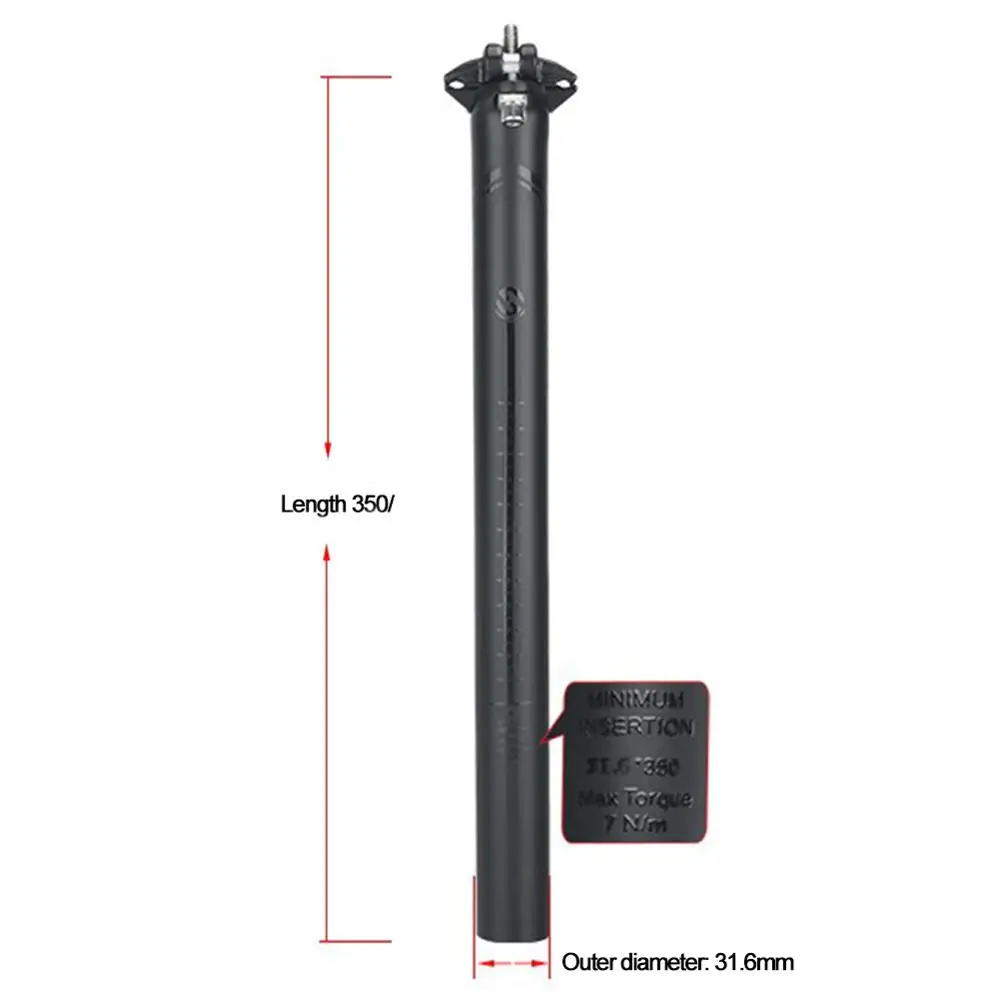 

Carbon Seatpost 27.2/31.6mm matte 3k Carbon Fiber MTB/Road Bicycles Carbon Fiber seat post Light Adjustable seat tube