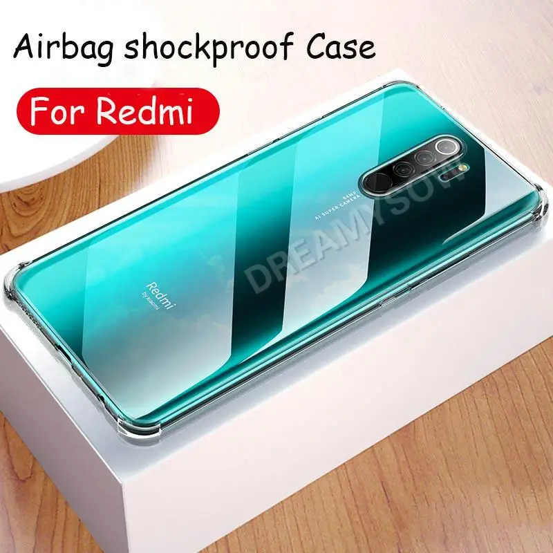 Для Xiao mi Red mi Note 8 Pro Чехол Силиконовый противоударный Красный mi 7 6 Note 7 6 5 Pro прозрачный защитный чехол для Xio mi 9t K20