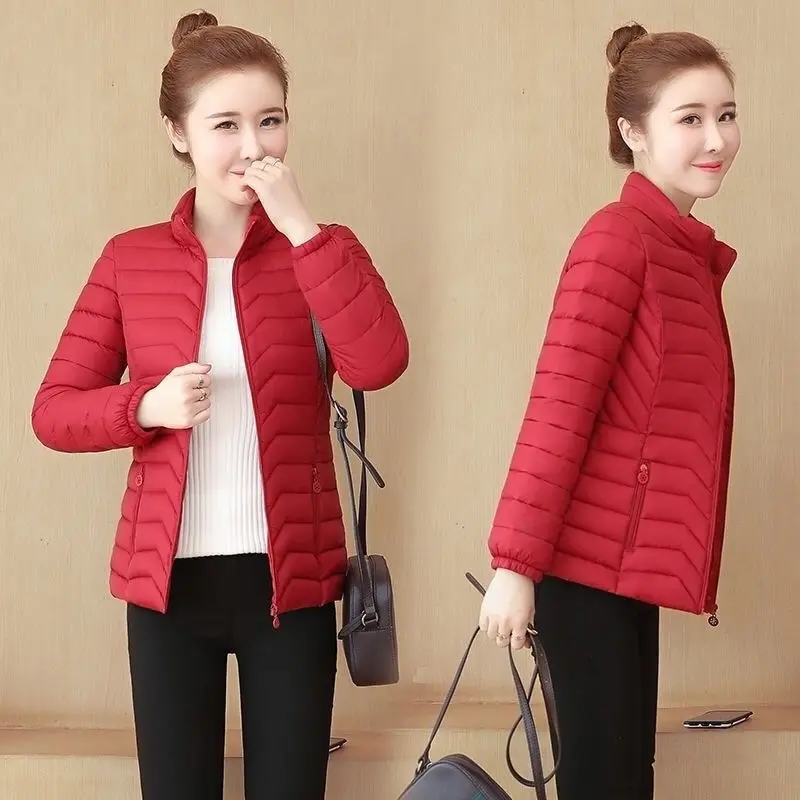 

Off season clearance cotton padded jacket women's short winter light down cotton padded jacket 2021 new Korean fashion small
