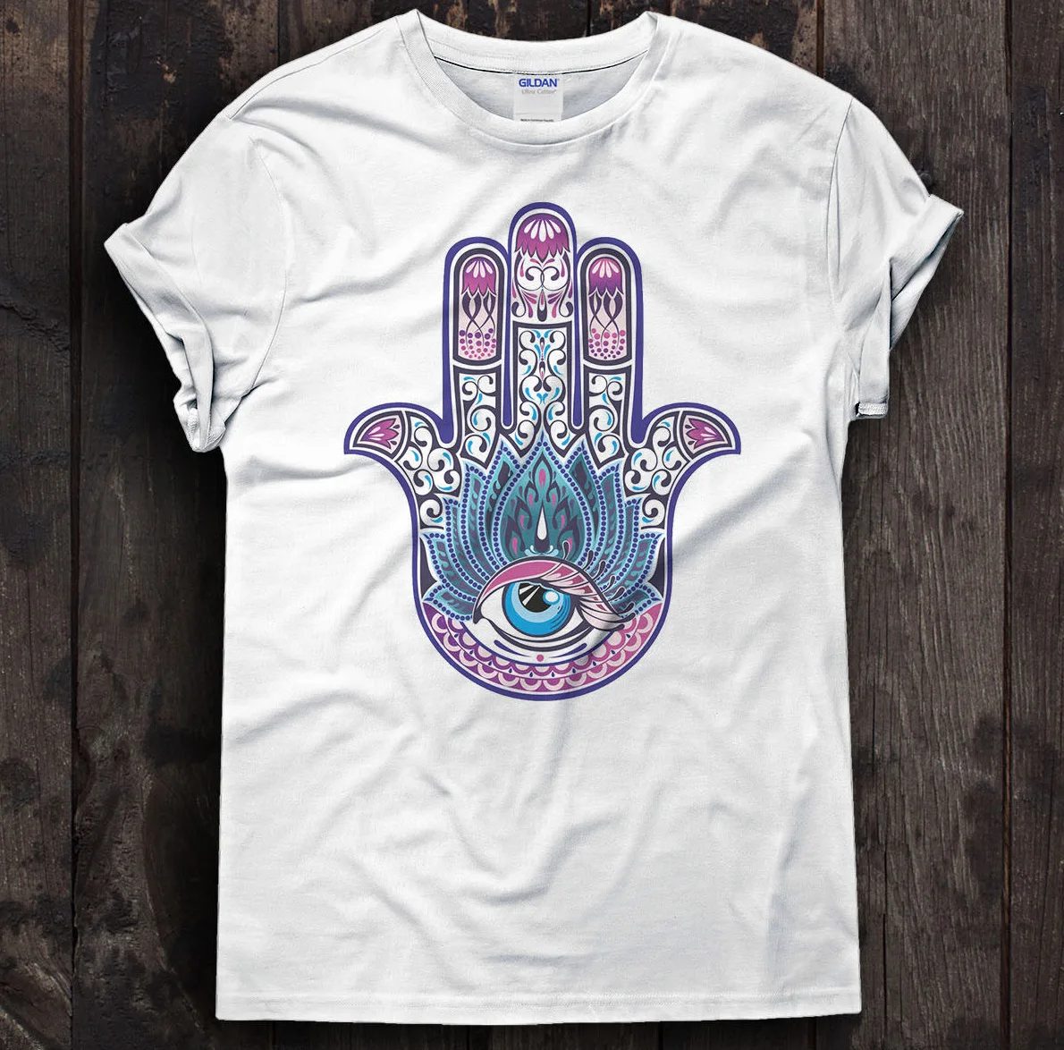 Хамса рука футболка Любовь Мир Animals Are Friends Boho фестиваль Йога Namaste мужской хип хоп