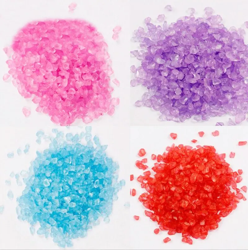 Цветной аквариум с песком фонтан Статуэтка DIY Мини Пейзаж Сказочный Сад