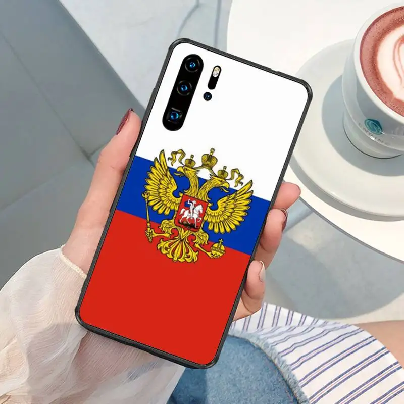 Мягкий чехол для телефона из ТПУ с российским флагом эмблемой XiaoMi RedMi S2 4X 5 Plus 5A 6 6A 7