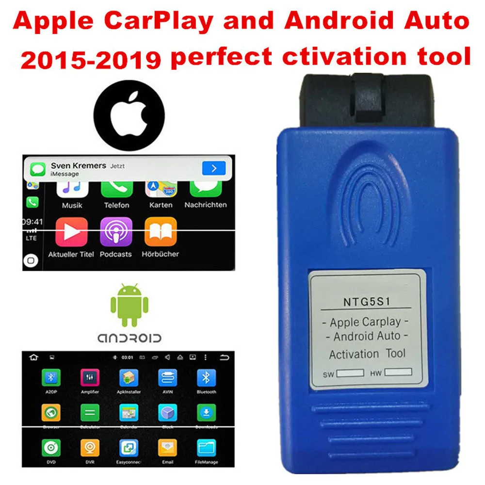 NTG5 S1 Apple CarPlay Android автоматический инструмент активации для 2015-2018 Mercedes Benz