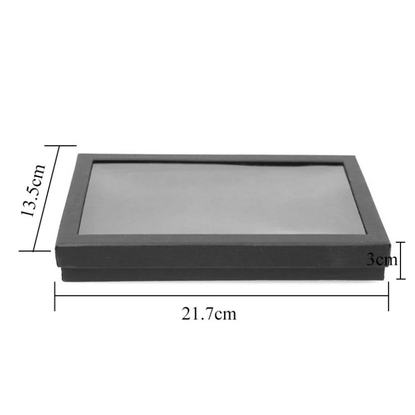 

36 Slots Jewelry Box Organizer Clear Display Ring Storage Cases Jewelry Holder Tray Earring Packing Organizer Basket Storage