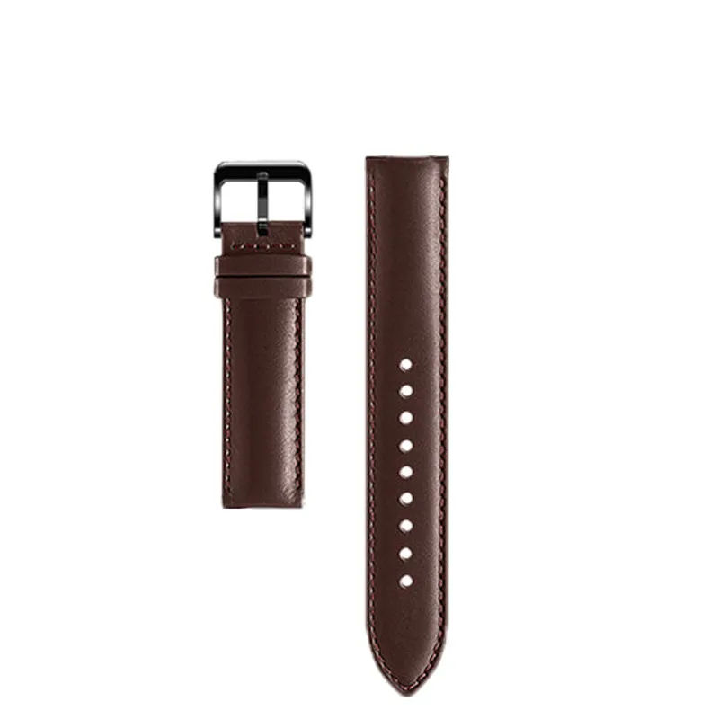Ремешок из натуральной кожи для часов Xiaomi Huami Amazfit Bip U pro S Lite мягкий спортивный
