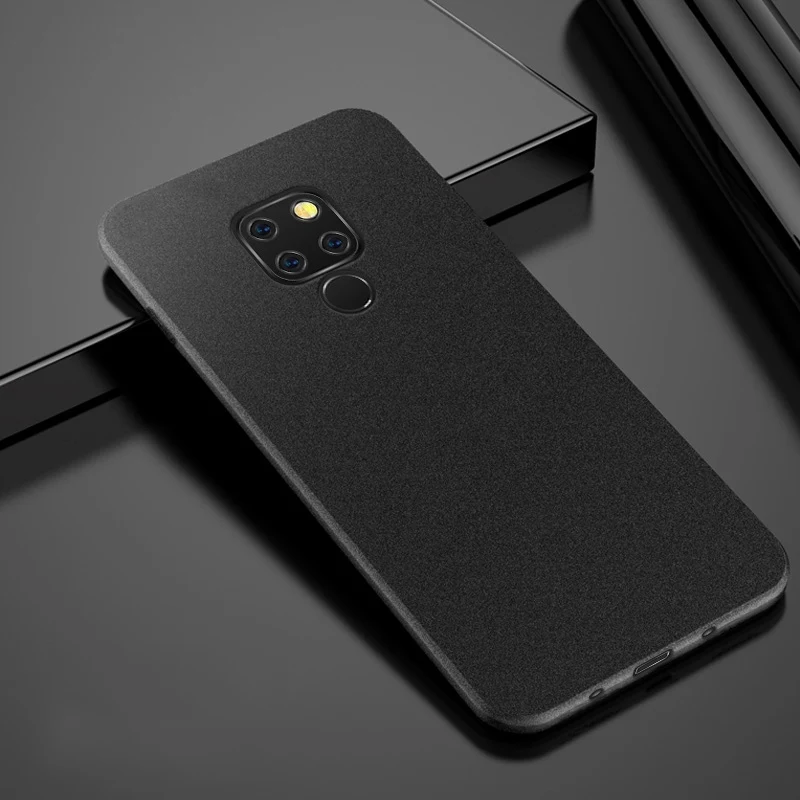 Black Чехол upaitou для huawei mate 30 20X20 10 mate 20 P30 P20 P10 Plus Pro Lite чехол с защитой от отпечатков пальцев мягкий матовый Ультратонкий чехол из ТПУ - Цвет: Black