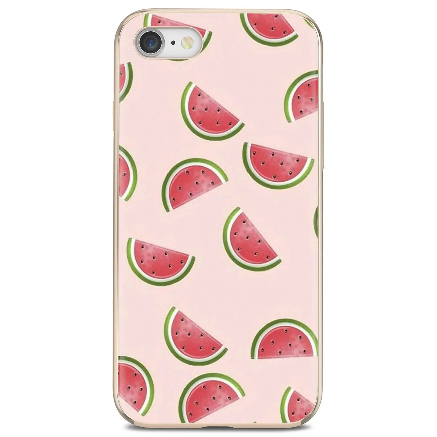 Летний Мягкий силиконовый чехол из ТПУ с изображением арбуза и фруктов для Xiaomi