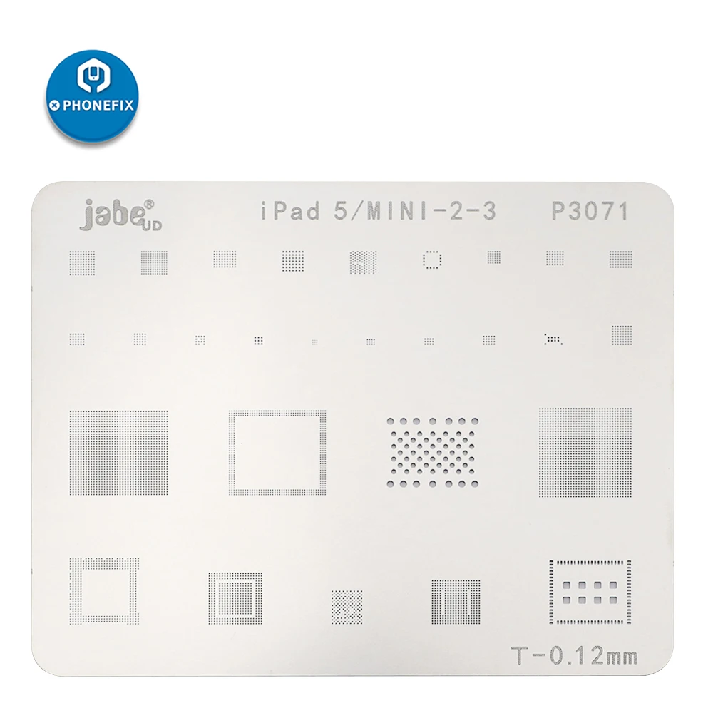 Трафарет для реболлинга P3041 CPU Power Touch Wifi IC BGA трафарет ремонта iPad трафареты с