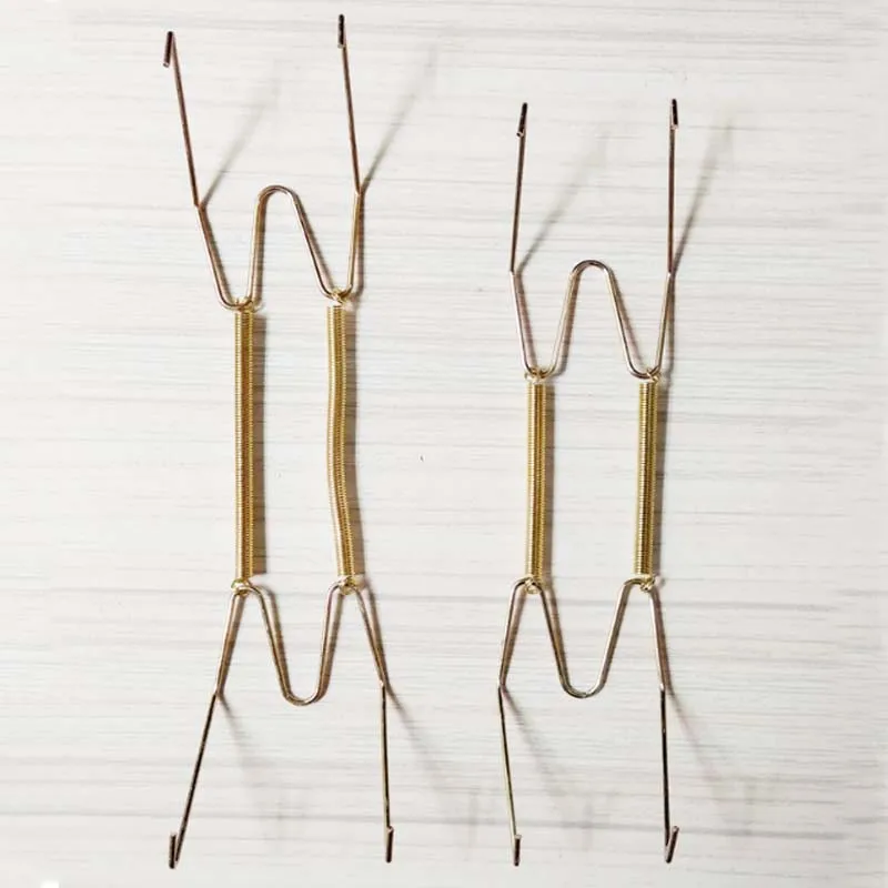 Вешалка из нержавеющей стали золотого цвета W-образной формы для настенных
