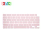 Чехол для клавиатуры HRH для нового MacBook Pro 14 16 дюймов 2021 A2442 A2485 силиконовый чехол водонепроницаемый пылезащитный версия для США
