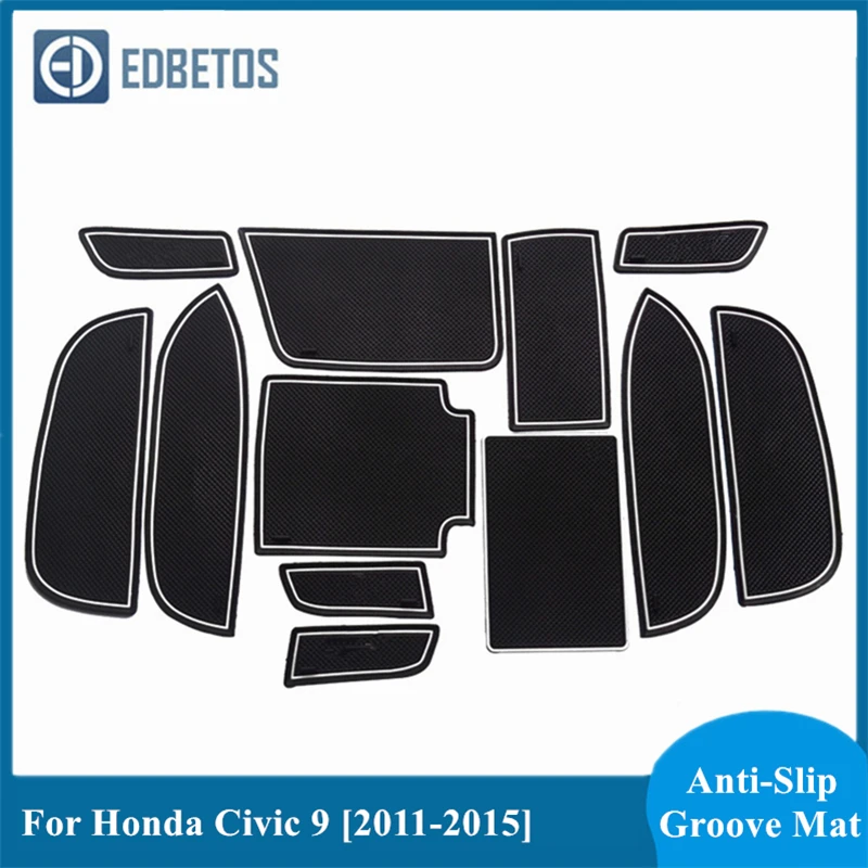 Противоскользящий коврик для Honda Civic 9 2011 2012 2013 2014 2015 подставка под ворота
