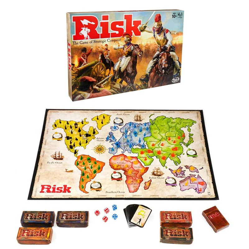 RISK War настольная игра Global Domination Strategy s Risico/Risco настольные игры 2 6 игроков 30 мин
