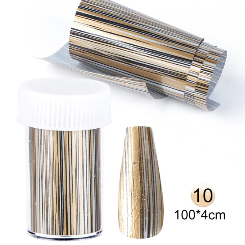 Переводные наклейки для ногтей 1 рулон в коробке бумага переноса из серии