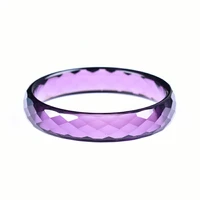 top natural purple amethyst quartz bracelet bangle jewelry for women men love gift crystal beads aaaaa inner diameter 54 64mm
