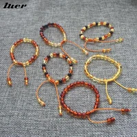luer natural amber bracelets baby teething amber bracelet best for baby adult elastic baltic jewelry gifts