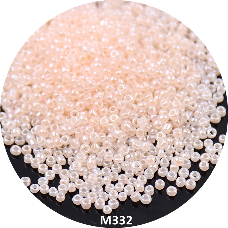 

Mix Macaroon Cream Glass Seed beads 1.5mm 2mm 3mm 4mm Ceylon Round Spacer Czech Bead For DIY Jewelry Garments Sewing Accessories