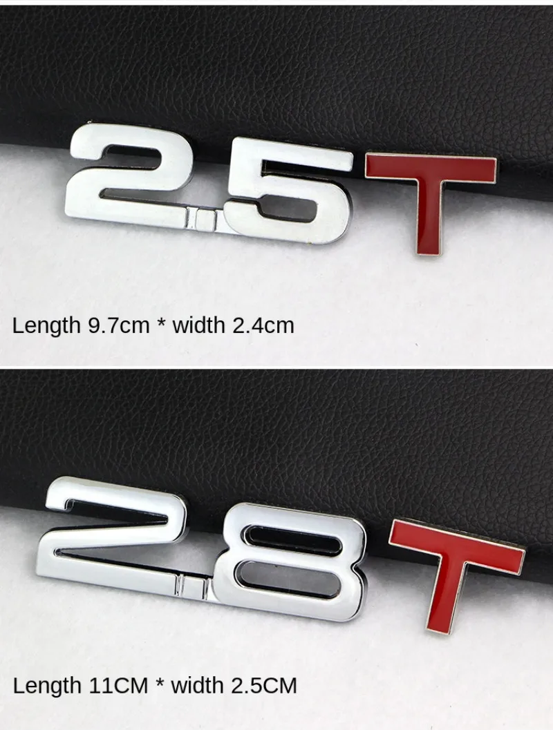 3D Автомобильные металлический алфавит с цифрами и буквами внешнего стиля