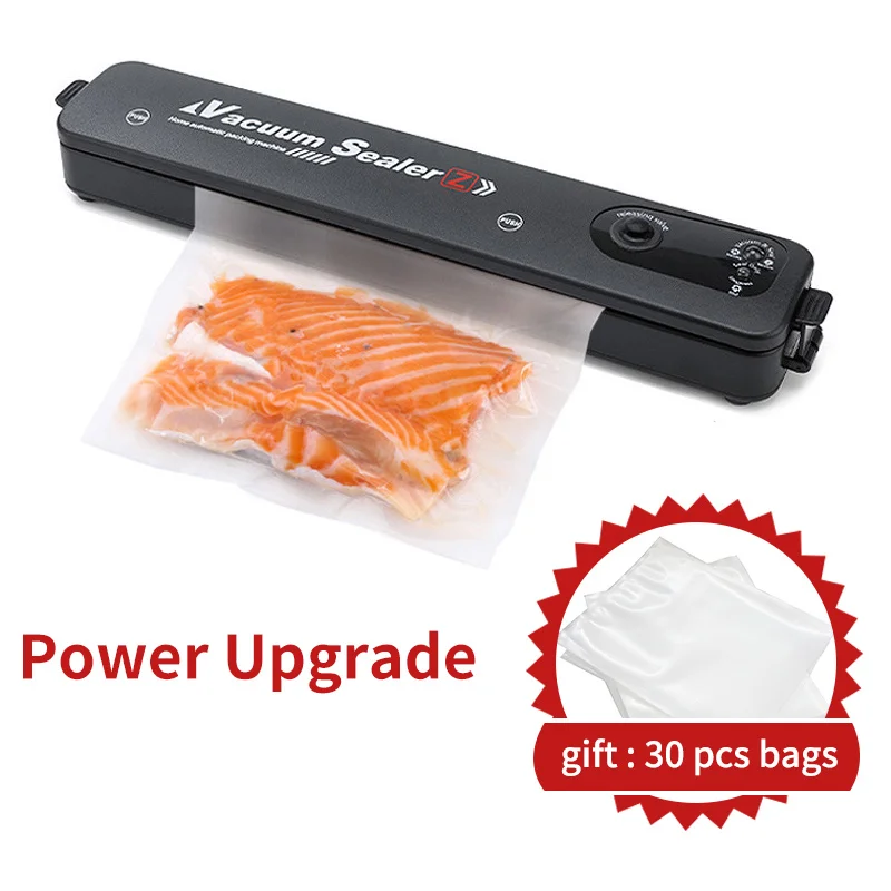 

Vacuum Sealer Packaging Machine 220V Household Food Vacuum Sealer Film Sealer Vacuum Packer Including 10Pcs Bags
