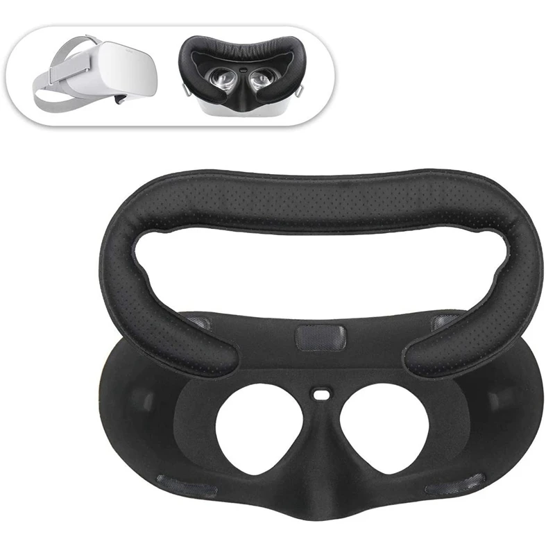 

VR Face PU Leather Cover & Face Cotton Bottom Pad Replacement for Oculus Go Headset