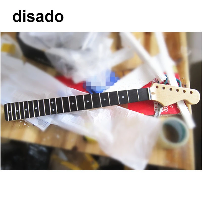 Disado 21 Лад инкрустация точек Клен электрическая гитара Шея палисандр гриф