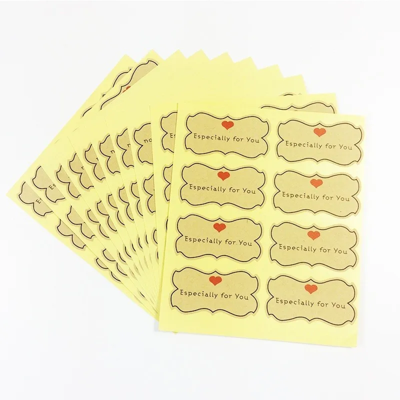 Длинный Цветочный уплотнительный стикер спасибо вам особенно за вас красное