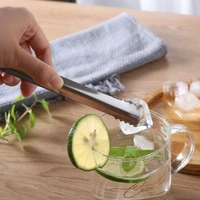 kitchen tool stainless steel tongs for barbecue party bar bbq clip bread food ice clamp ice tong kitchen tool accessories newest
