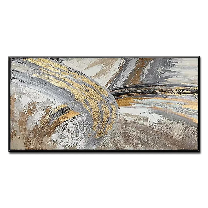 100% нарисованные картинки Картины глоден цвет масло Современная Абстрактная