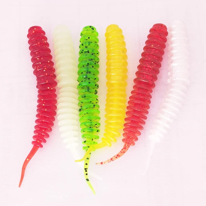 Мягкая рыболовная приманка POETRYYI 65 мм 1 3 г воблер червь искусственная для форели |