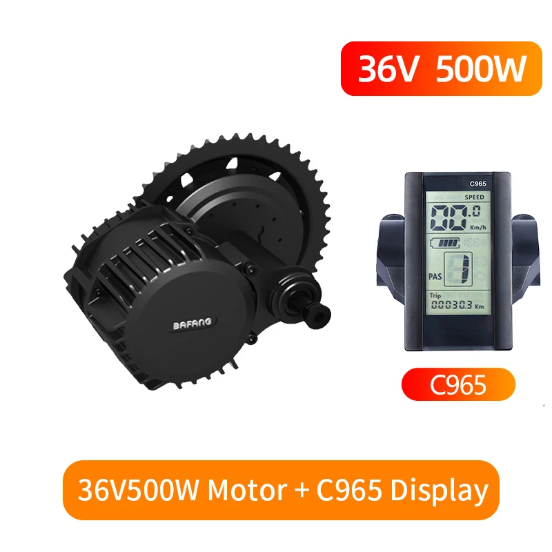 Bafang BBS02B 36 в 500 Вт среднемоторный привод 8fun BBS02 велосипед электрический e велосипед конверсионный комплект центральный двигатель eBike часть eBike Середина - Цвет: 36V500W Motor C965